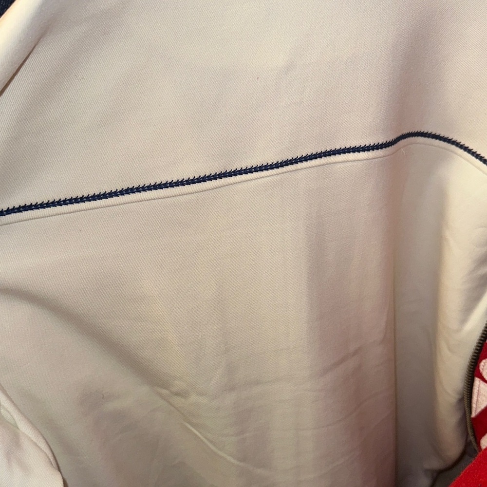 Ford Men's White and Navy Bomber Jacket - Picture 6 of 9